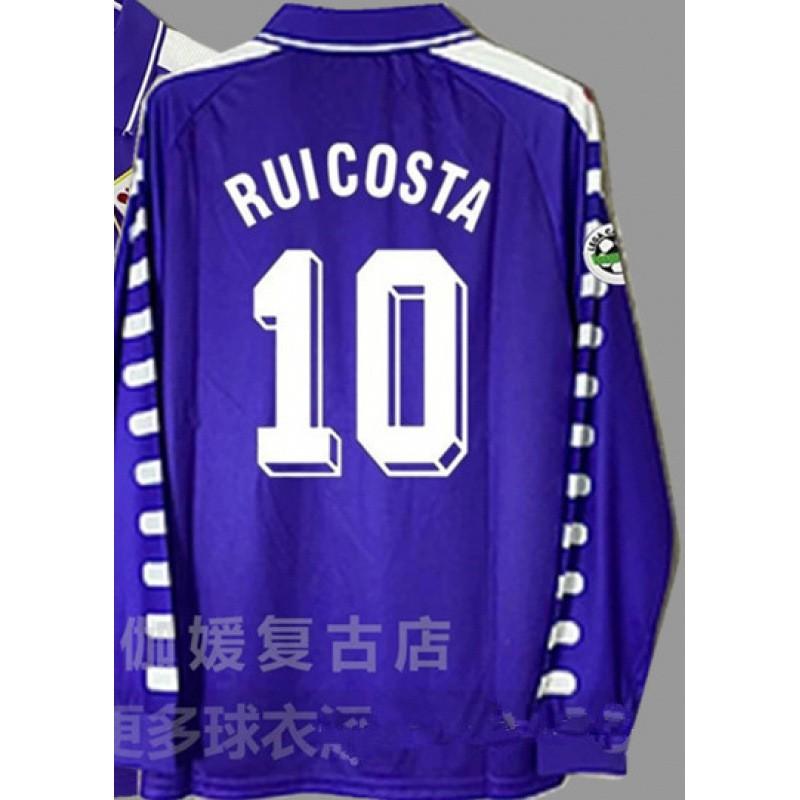 Retro Long Sleeve Soccer Jersey Football Shirt Men Women Vintage Legends Print Sports Training Top