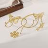Gold Color Tassel Arm Chain Metal Wide Open Bangle Creative Arm Cuff  Performance