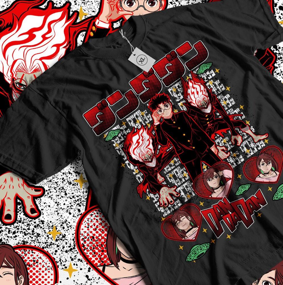 Dandadan Okarun T-shirt Okarun Momo Ayase Gift Japanaise Anime T-Shirt All Size Unisex T-Shirt L