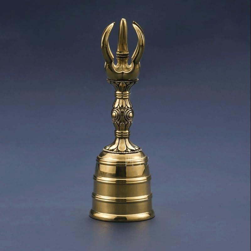 

Small Kongo bell, 11cm high x 3.7cm diameter, used in esoteric Buddhism, Buddhist ritual implement, temple implement