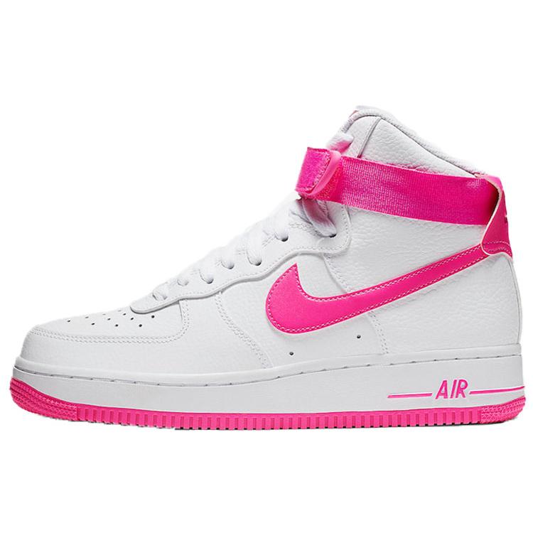 

Новые женские Nike Air Force 1 High Белые Ягодный 334031-110 38.5