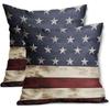 Onafhankelijkheidsdag Amerikaanse Vlag Kussenslopen Set Van 2 4 Juli Blauw Rood Kussenslopen Patriottische Strepen Ster Kussenslopen