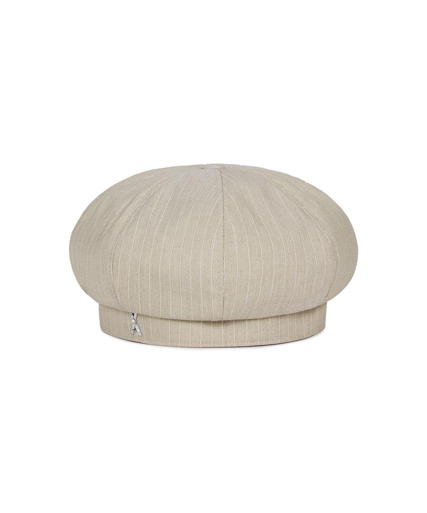 Bajal Va Cubic Studded Octagon Beret Beige