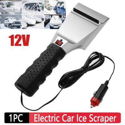 12V Elektrická vyhřívaná škrabka na led a sníh Automobily Zapalovač cigaret Škrabka na led Lopata na odklízení sněhu Nástroje na čištění skla čelního okna