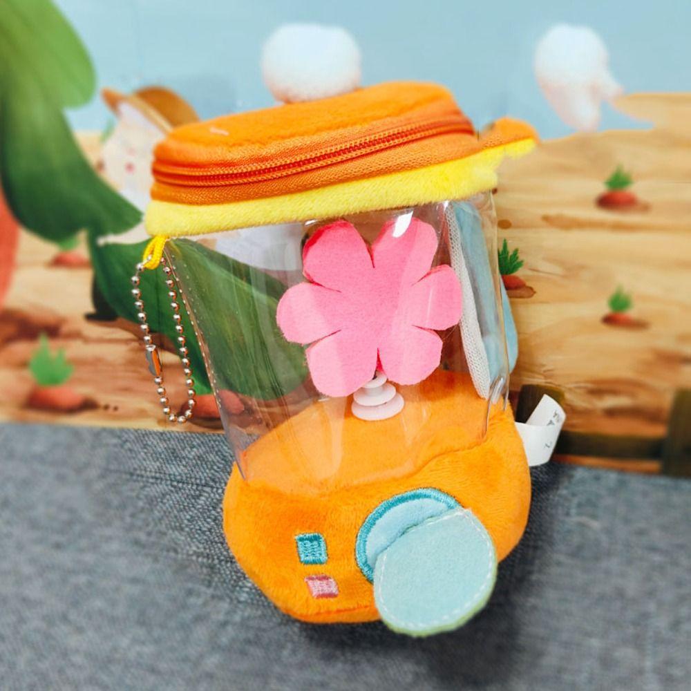 Rope Rotation Stuffed Flower Doll Pull Rope Plush Juicer Doll Plush Flower Juicer Toy  Home Decor