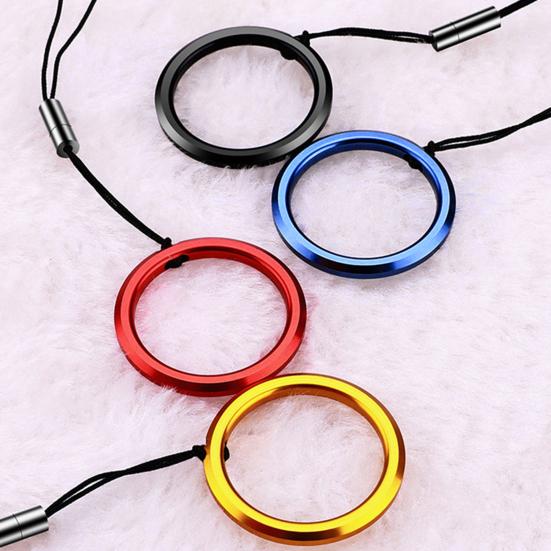 Universal Detachable Mobile Phone Case Finger Ring Lanyard Strap Hanging Rope