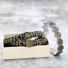Nordic Viking Stainless Steel Rune Cuff Bracelet