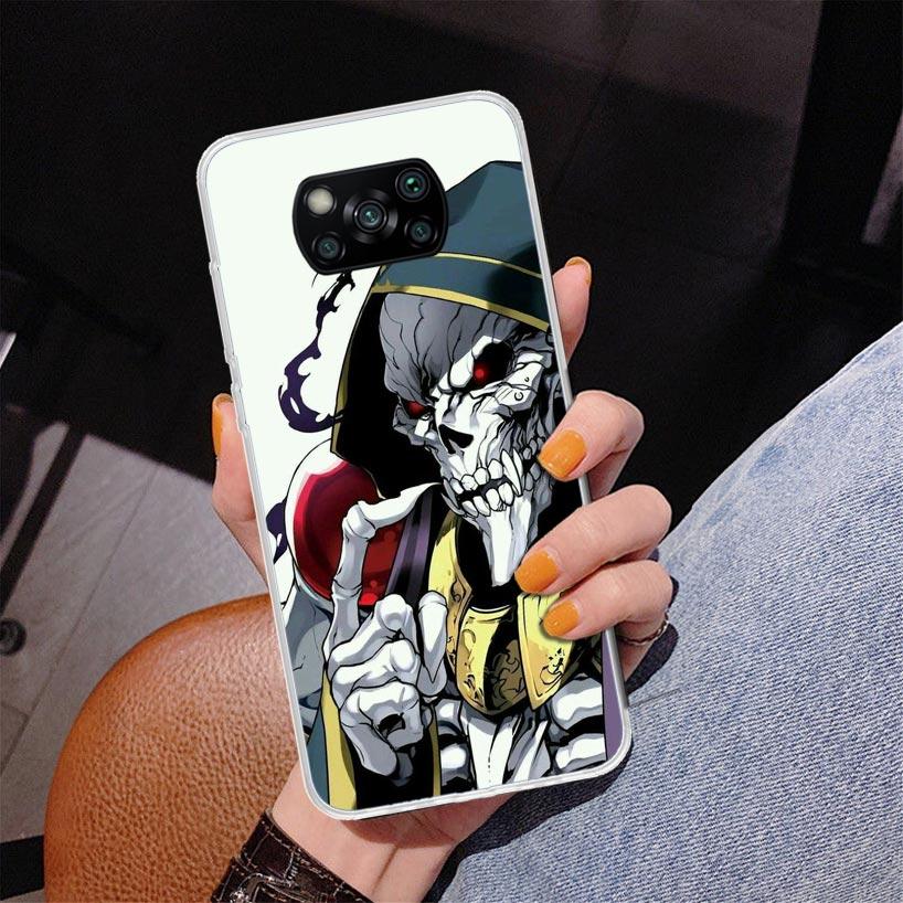 Overlord Anime Phone Case For Xiaomi Poco X7 X6 X5 Pro F7 Ultra Redmi 15C 15 13C 13 12C 12 10 10A 10C 9 9A 9C 9T Cover Poco X7 X
