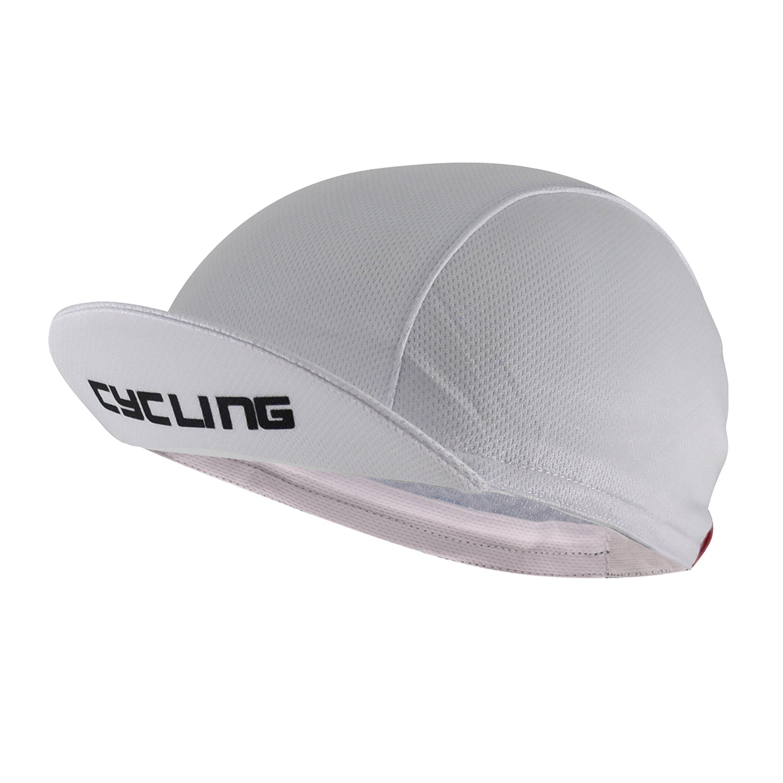 

TARO FIBER Cycling Inner Beanie with Skull White Cap, Sweat-Wicking, Quick-Drying Design, белый