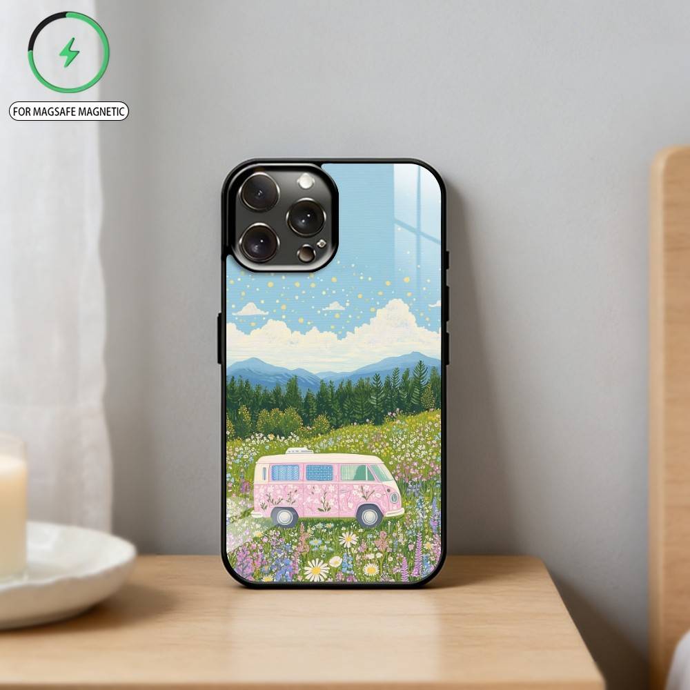 C-Cars and Distances   Phone Case For iPhone17,16,15,14,13,12,11 Plus,Pro Max Magnetic For Magsafe Wireless Charging