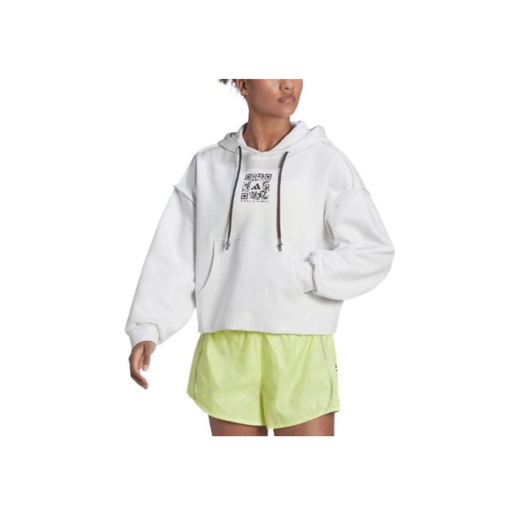 Adidas Tištěná mikina dámská topy bílá HB1448