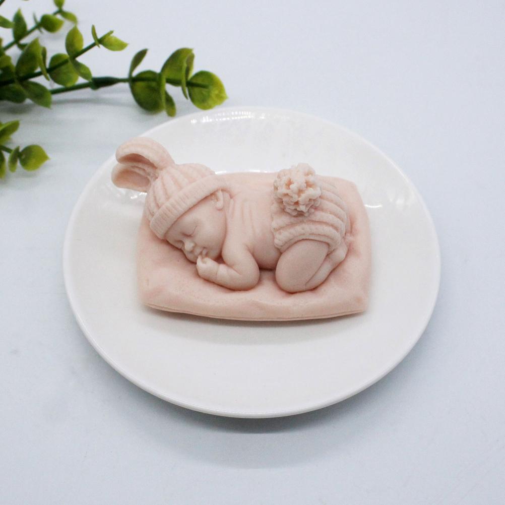 Silicone Cake Mold Baby Shower Mold Cake Decoration Baking Mold for DIY Chocolate Cupcake Topper