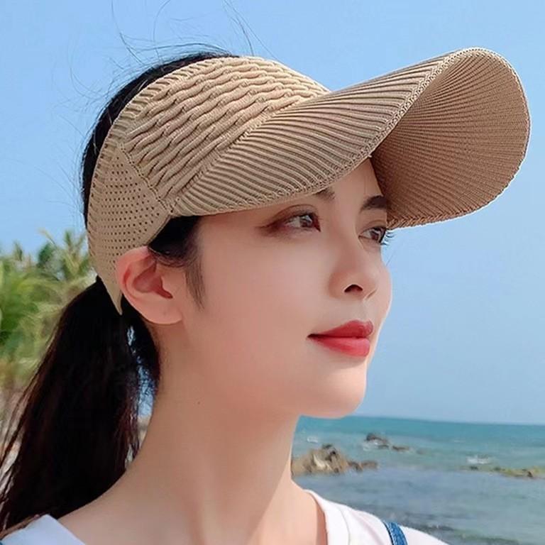 

Летняя шляпа, женская солнцезащитная шляпа с бриллиантовыми заклепками, солнцезащитная шляпа с защитой от ультрафиолета, солнцезащитная шляпа с пустым верхом, защитная шейная шаль average size