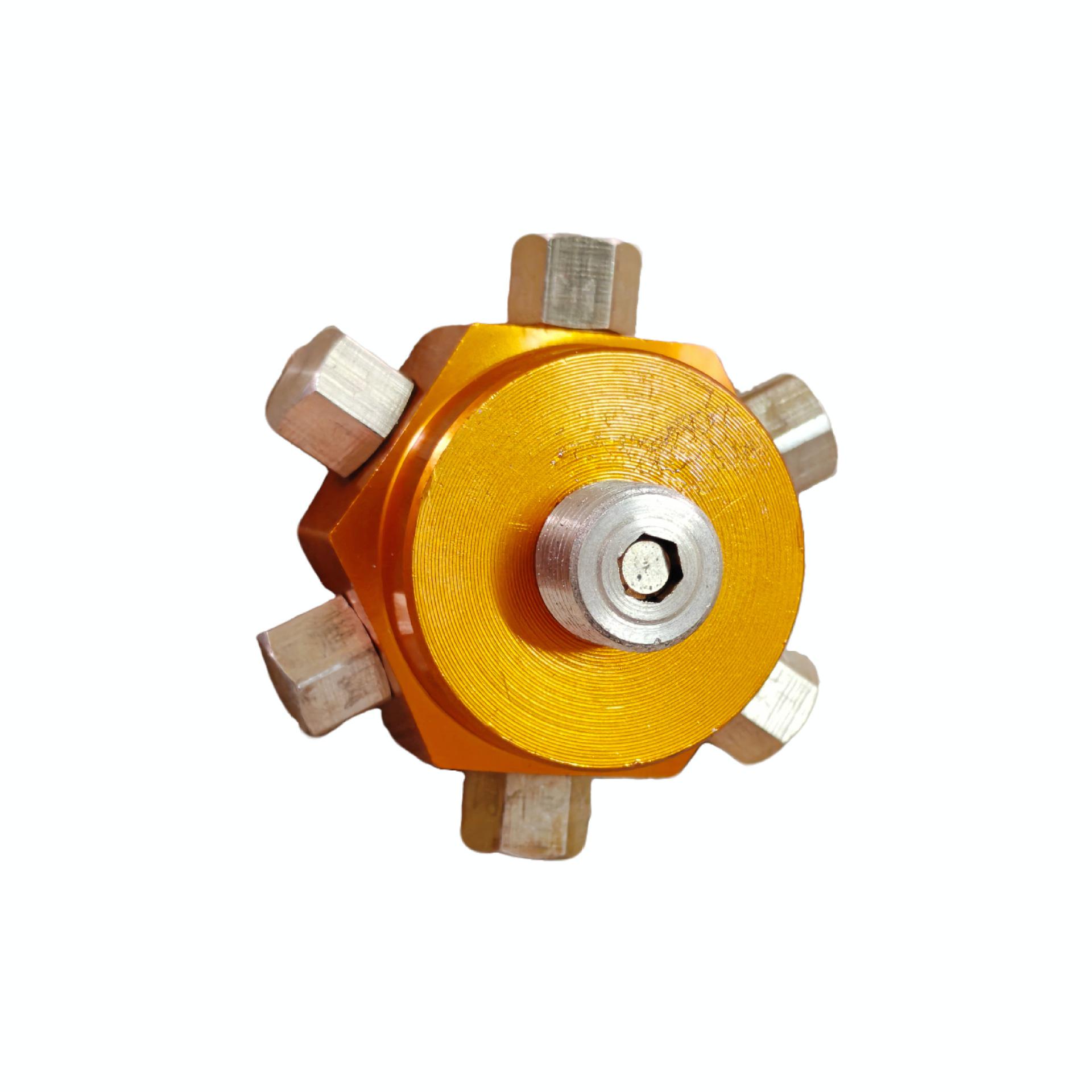 Six-Output Outdoor Stove Burner Adapter