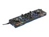 Hercules DJControl Starlight Compact DJ Controller with LED Lighting Compatible with Serato DJ Lite