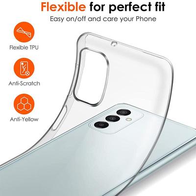 Coque de téléphone pour Samsung Galaxy M23 5G, en Silicone souple, transparent, résistant aux chocs