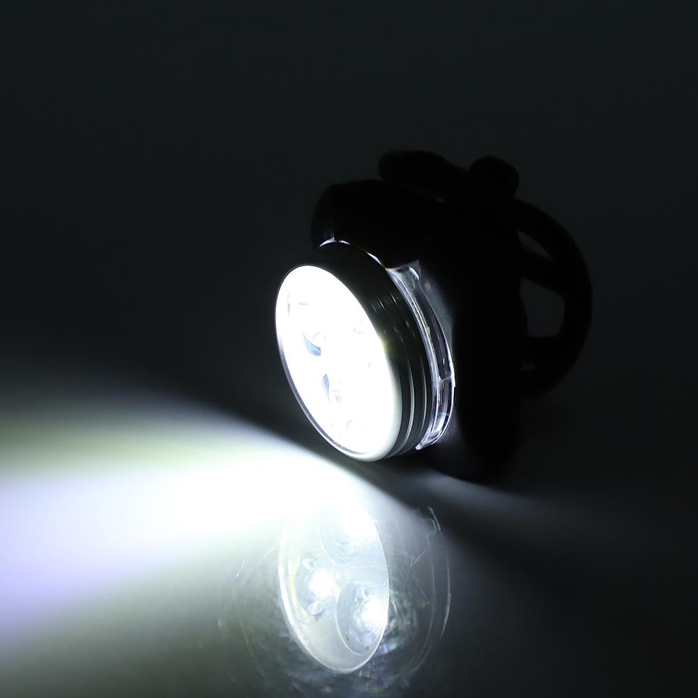 Outdoor Waterproof Plastic USB Bike Front Light Bicycle Head Lamp Mount