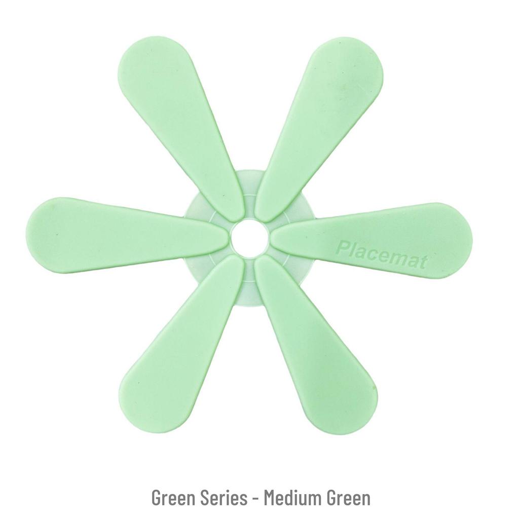 Gradient Color Silicone Placemat - Heat-Resistant, Anti-scalding Christmas Mat