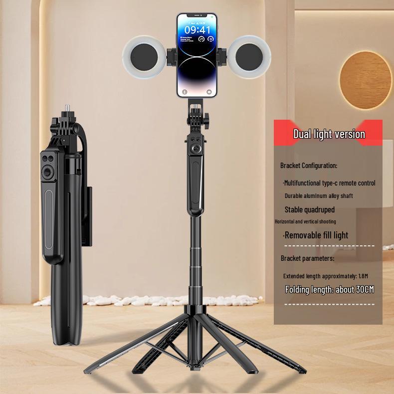 A17 Anti-Shake Selfie Stick Gimbal with Bluetooth Remote & Charging