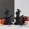 LED Skull Pumpkin Lantern: Halloween Night Light & Festive Decoration Candle Lamp