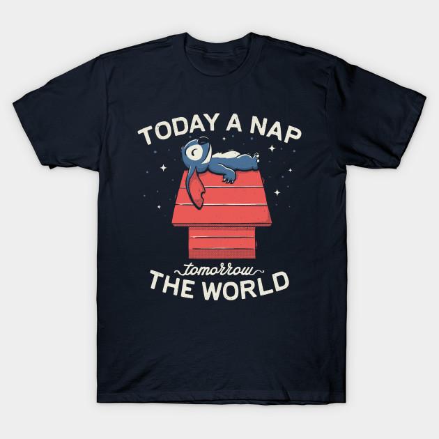 

Men Black Print T-shirt Today A Nap, Tomorrow The World No-Cut Transfer Paper Print Cotton Tshirt 4XL тёмно-синий