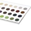Soft Summer Autumn Double-sided Color Cards 24 Circular Blocks Professional Color Palette for Wedding Stylist Bridal Makeup Matching