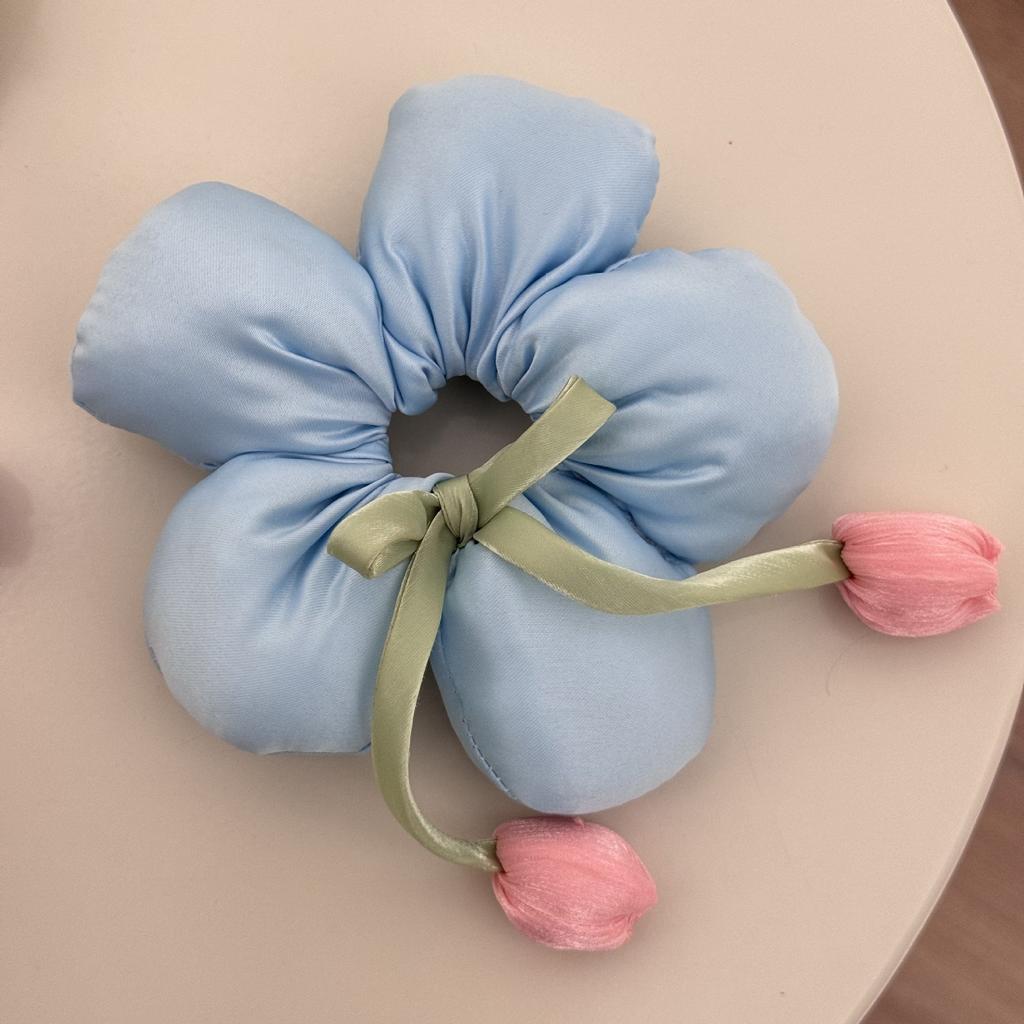 Large Big Hair Accessories for Women Girl Bow Scrunchies Band Ties Rubber Elastic Flowers Fascinator Designer Popular Ribbon New