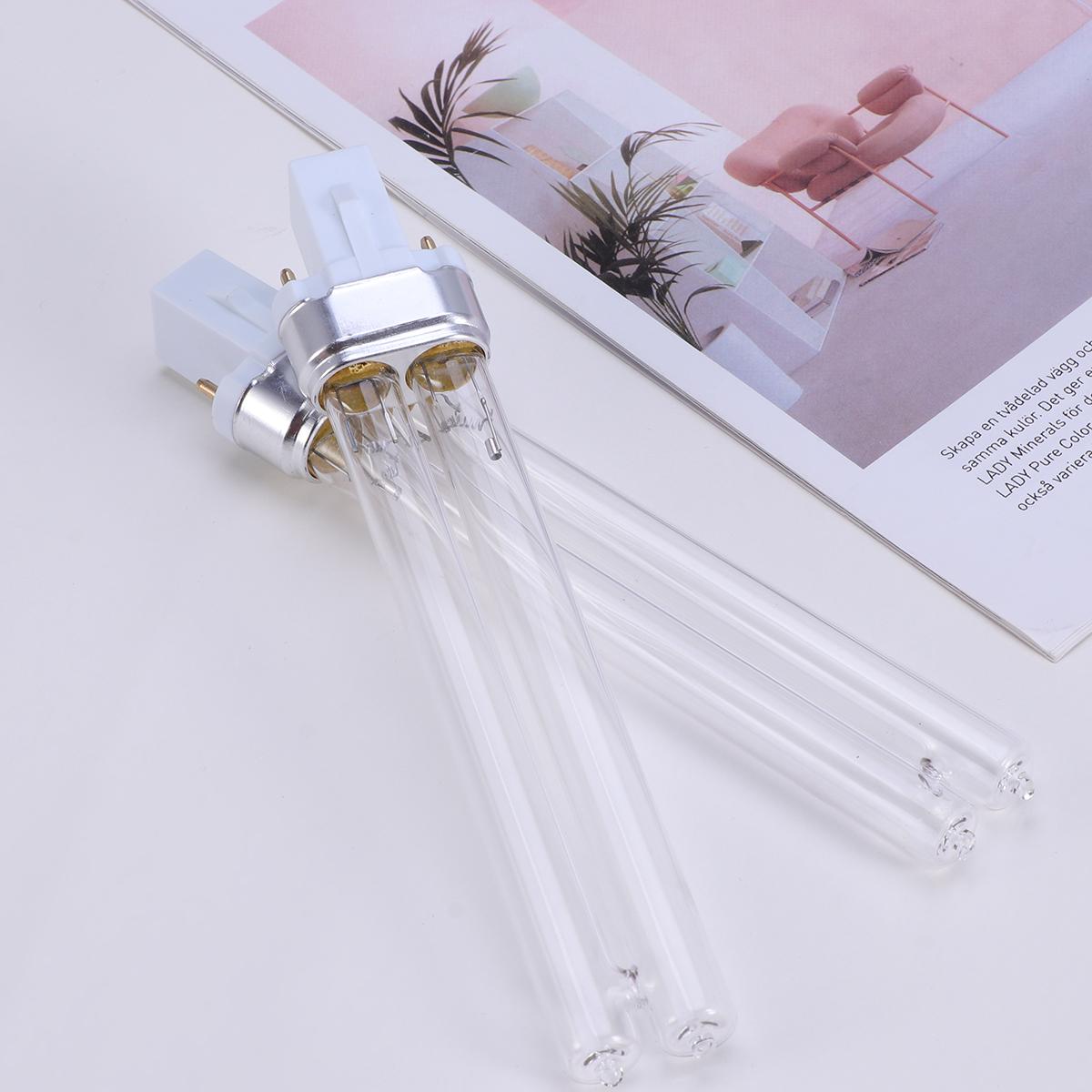 2 шт. 11 Вт Лампы УФ-лампочки для аквариума (Патрон G23) УФ стерилизатор УФ лампа