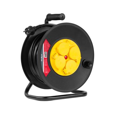 Rebel Extension Cord Reel, 4 Sockets, 25M Ip44, 3X1.5Mm2, Construction Type, On A Reel