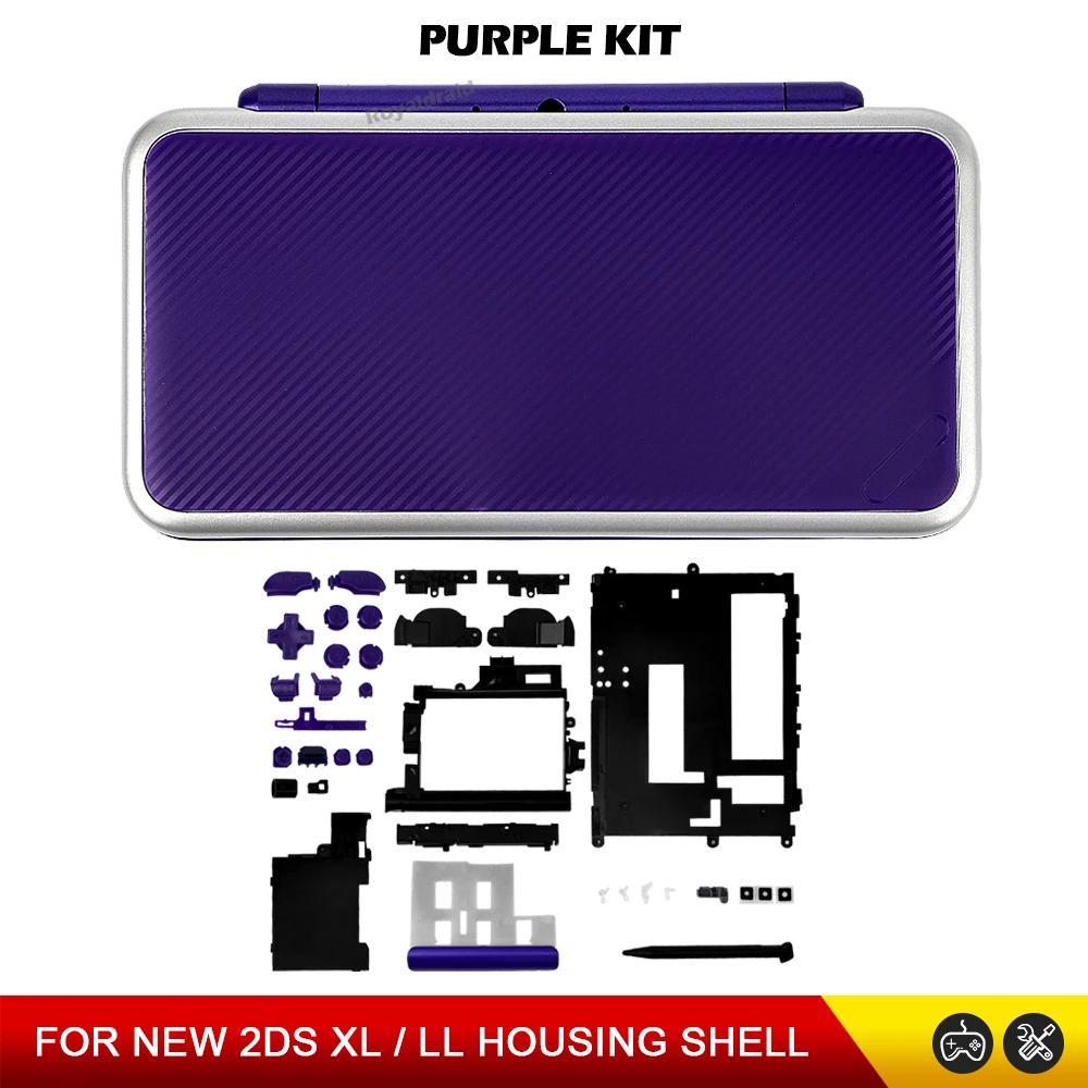 

3 ЦВЕТА сменный полный корпус для НОВОГО 2DS XL LL Shell Case Cover + ABXY LR ZL ZR D Pad Cross Полный комплект кнопок для NEW2DSXL