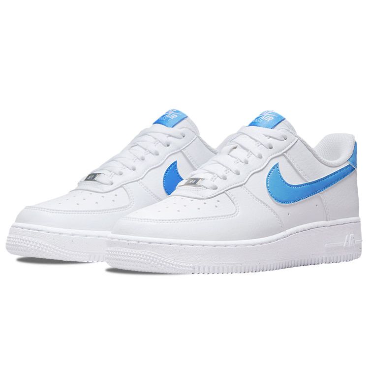 Nike Air Force 1 Low 07 Next Nature University Blue Women Sneakers White Metallic-Silver DN1430-100