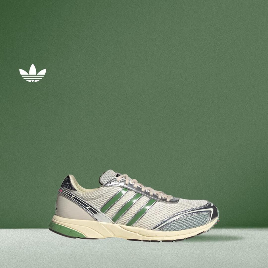 Adidas ADIZERO ADIOS OG Classic Mesh Sports Shoes - Adidas Three-Leaf Design JQ6715 36 слоновая кость