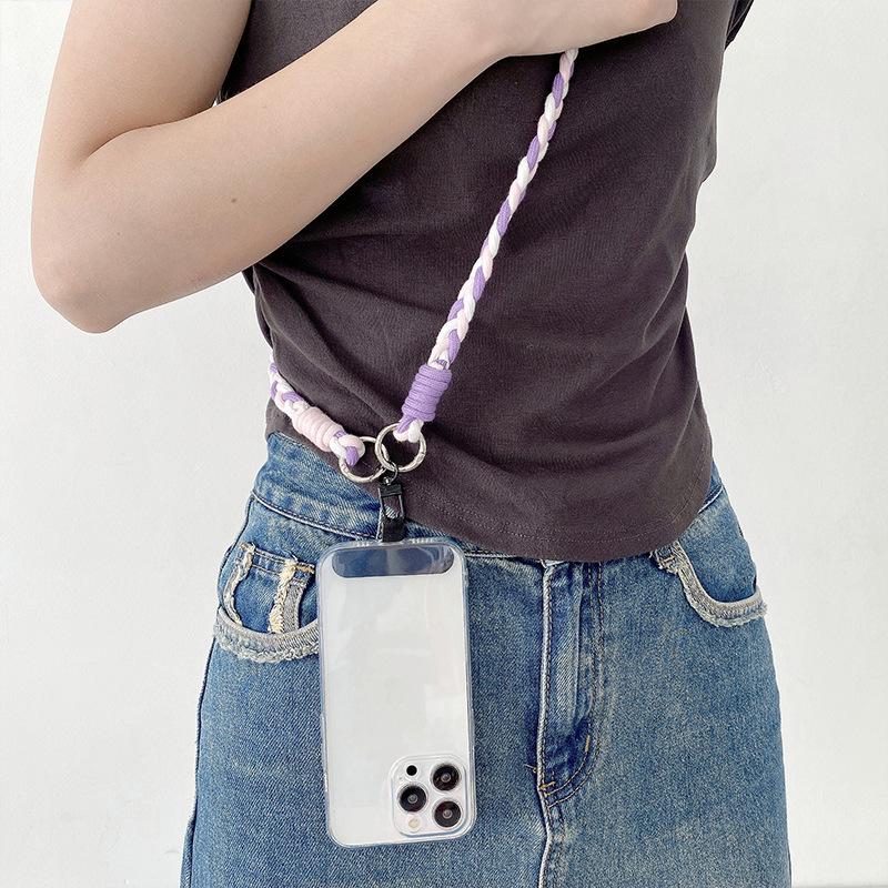 Crossbody Neck Hanging Woven Phone & Card Anti-Lost Lanyard