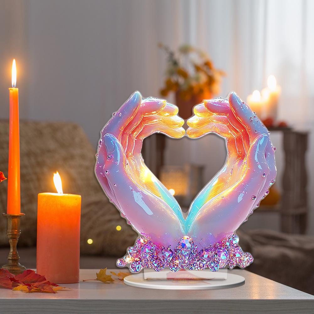 Valentine's Day Color Guardian Love Ornament Holiday Party Table 2D Decoration Crafts Alec Waterproof Wear-resistant Decoration