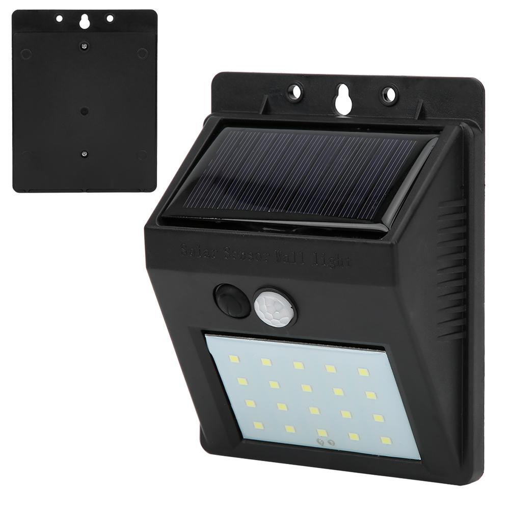 Solar Sensor Wall Lamp 20LED for Outdoor Yard Corridor Driveways Porches Garden Security