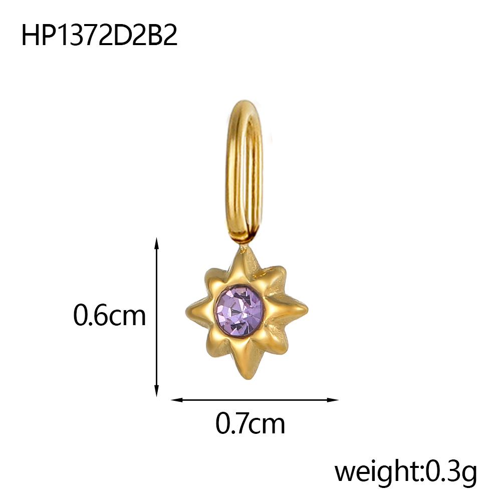 CARLIDANA New Classic Element DIY Charm Necklace Stainless Steel Star Pendant Shiny Rhinestones Fashion Bracelet Earrings