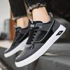 Baskets de mode pour hommes Chaussures décontractées légères Chaussures de course confortables d'extérieur pour hommes Lacets Plats Chaussures de sport décontractées