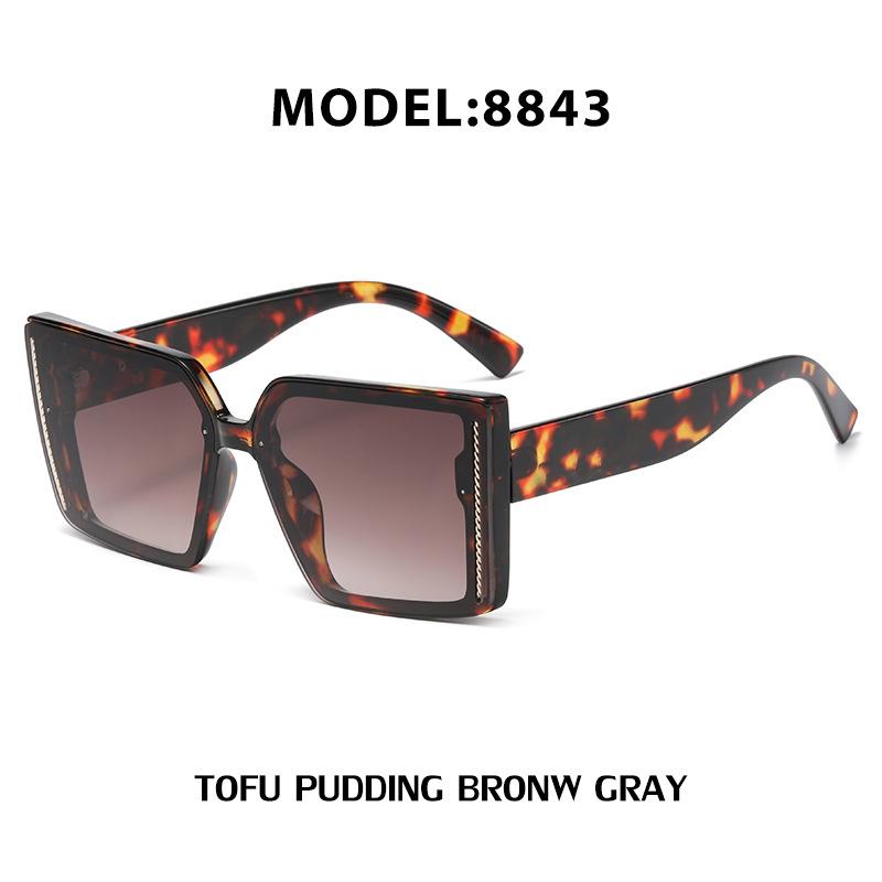 

Солнцезащитные очки с большой оправой, женские трендовые персонализированные уличные солнцезащитные очки, женские солнцезащитные очки