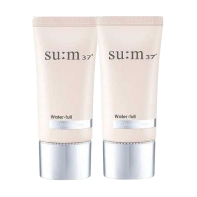 SU:M37 Water-full CC Foundation SPF20 PA++ 45ml | Hydrating Color-Correcting Coverage with Fermented Skincare