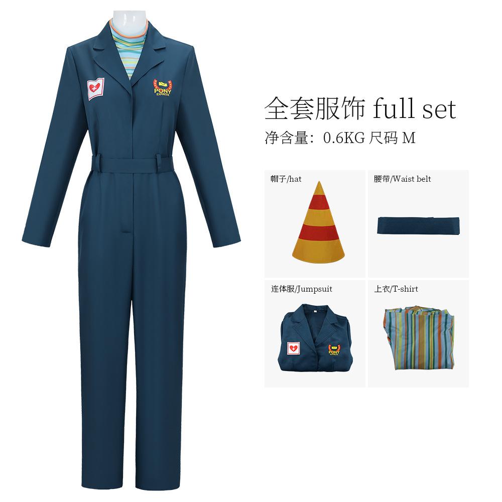 

Anime Nurse Anya Cosplay Costume Game Mouth Washing Cosplay Women Anya Jumpsuits Hat Halloween Uniform Suit Role Play Outfit M 45-50kg бежевый