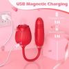 Rose Toy for Woman - 2 In 1 Vibrator and Adult Sex Toys with Vibrating Egg, G Spot Toy Accessories for Adults Couples -MMQ