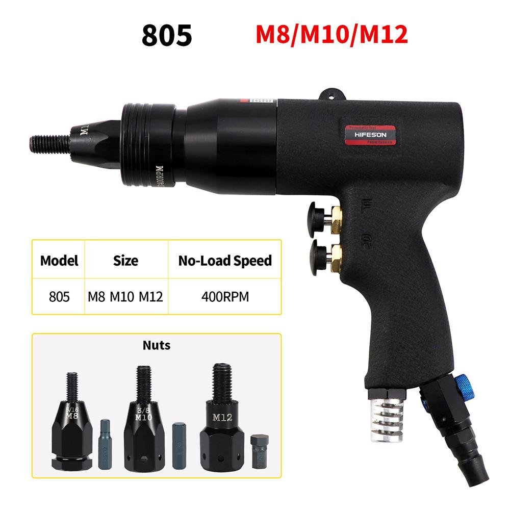 Insert Thread Pull Setter Riveters Household Repair Power Tool Portable Self-Lock Pneumatic Rivet Nut Guns