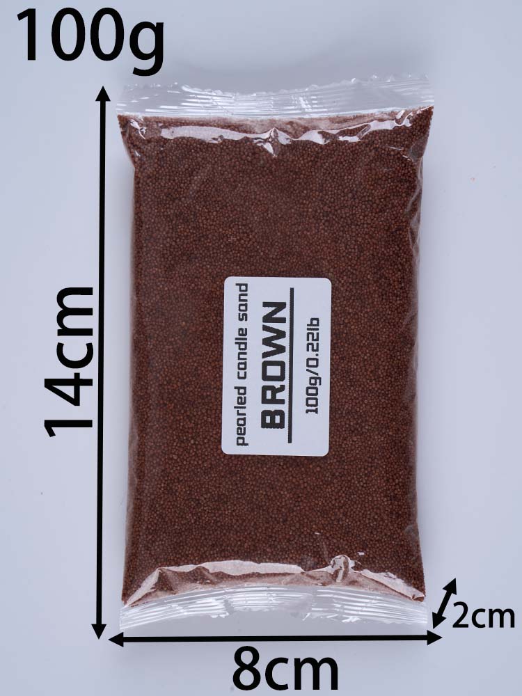 100G Sabbia Colorata Cera Ghiaccio Fiorito Cera Fai da Te Candele Profumate Materiali per la Realizzazione Colori Cera Fiocco di Neve Cera Perla Materiali per Pittura con Sabbia