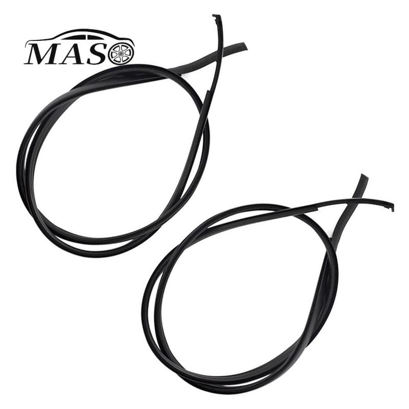 2pcs Roof Drip Moulding Side Finish Strip Rubber Black for Toyota Yaris Hatchback 2006 2007 2008 2009 2010 2011 2012 2013 2014
