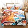 Guilty Gear Strive May Pirate Girl HD Print Bedding Set Duvet Cover + 2 Pillowcases Polyester Gamer Anime Bedroom Decor