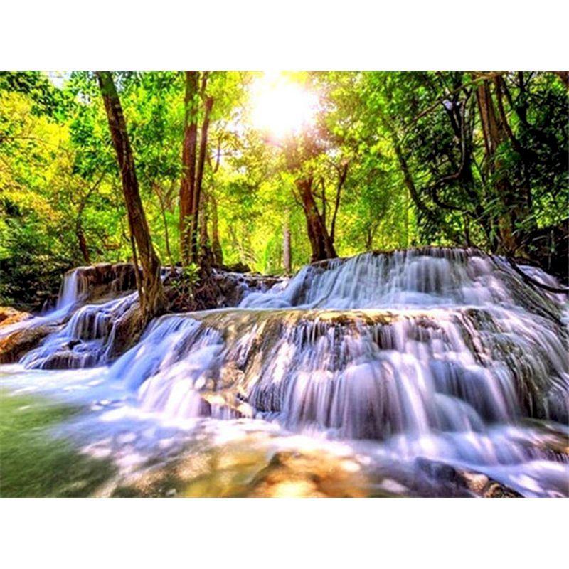 5D DIY Diament Malarstwo Wiosna Krajobraz Diament Haft Cross Stitch Kit Pełna Rhinestone Mozaika Wystrój Domu