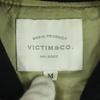 VICTIM Nach Farbe Langarm MA-1 Blouson M Grau schwarz Damen Gebraucht