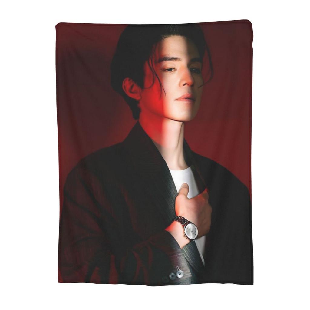 Manta de Lee Dong Wook Manta de Franela para Sofá Mantas Portátiles para Sofá Ropa de Cama Mantas de Viaje Colcha Colcha