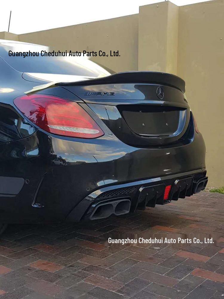 Modified Mercedes-Benz E-Class W213 AMG Brabus E63 Quad Exhaust Tailpipe