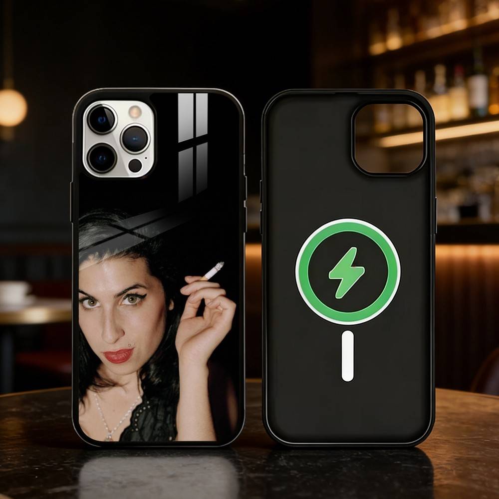 Amy W-Winehouse 80S Phone Case For iPhone 17 16 15 14 13 12 Pro Max Plus for Mirror Wireless Magnetic Cover iPhone15PROMAX